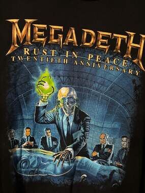 Megadeth Rust in Peace 20th Anniversary Graphic T-Shirt